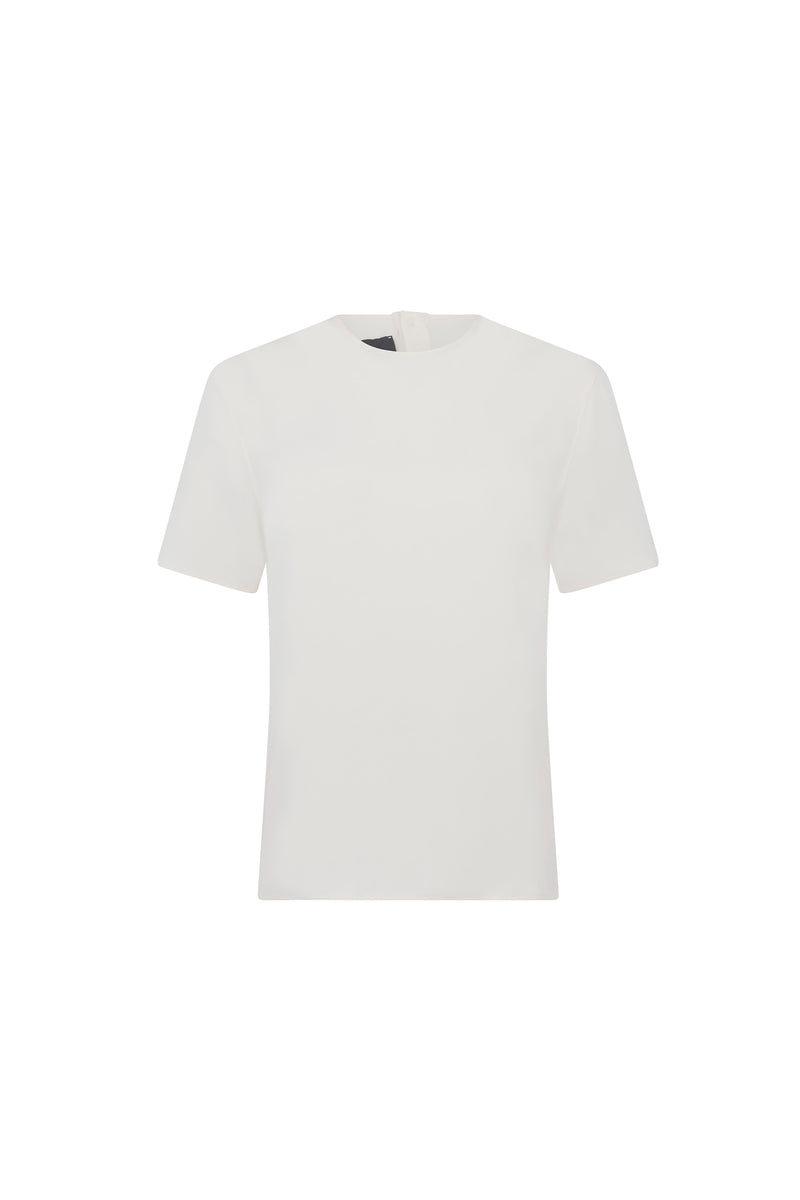 'POWDERED SUGAR' SHORT SLEEVE BLOUSE - - Libertine