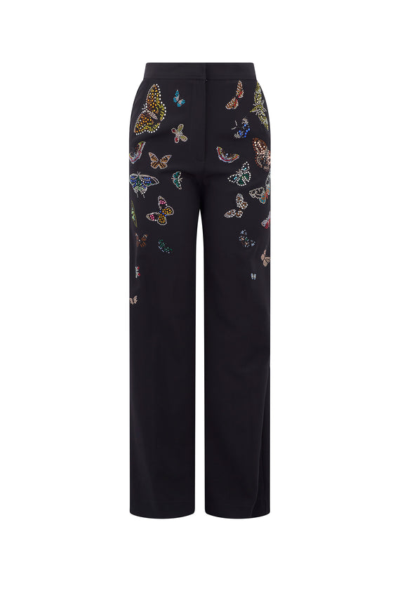 'Millions of Butterflies' Wide Leg Trousers - - Libertine - Main image