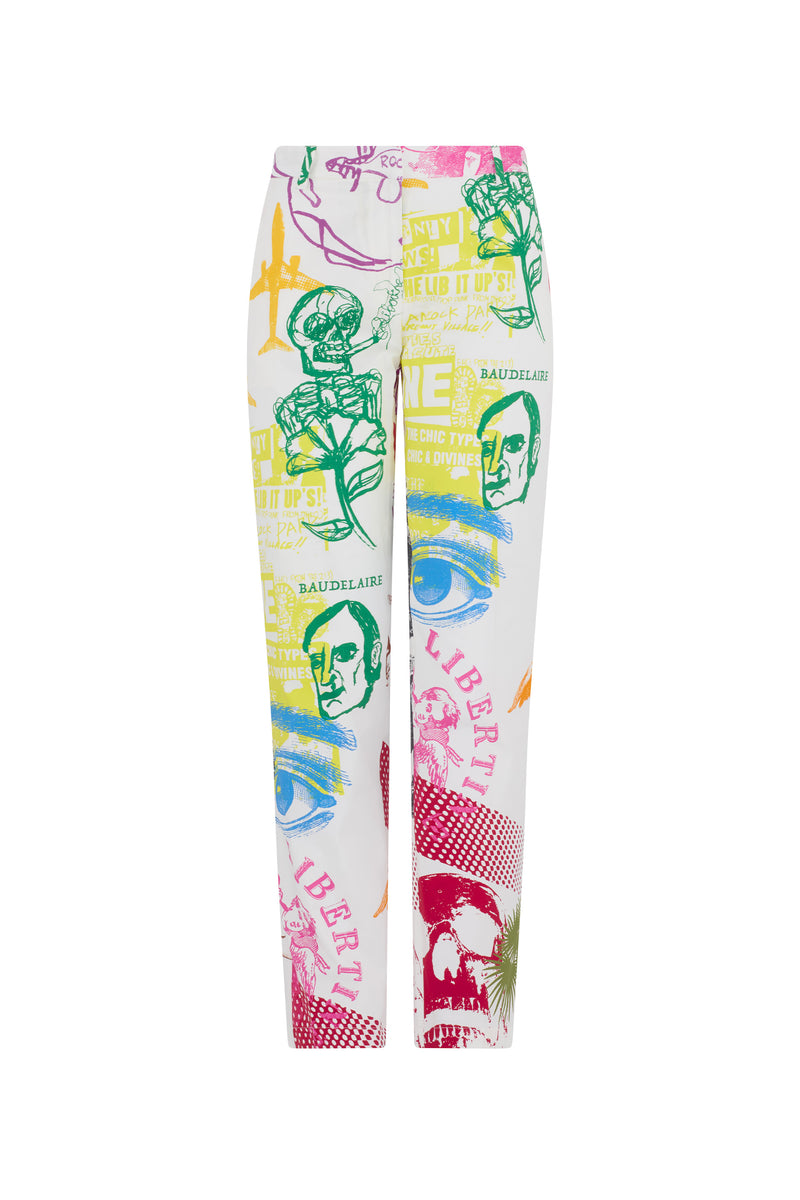 'LIBERTINE SILK SCREENS' WOMENS CHINOS - - Libertine