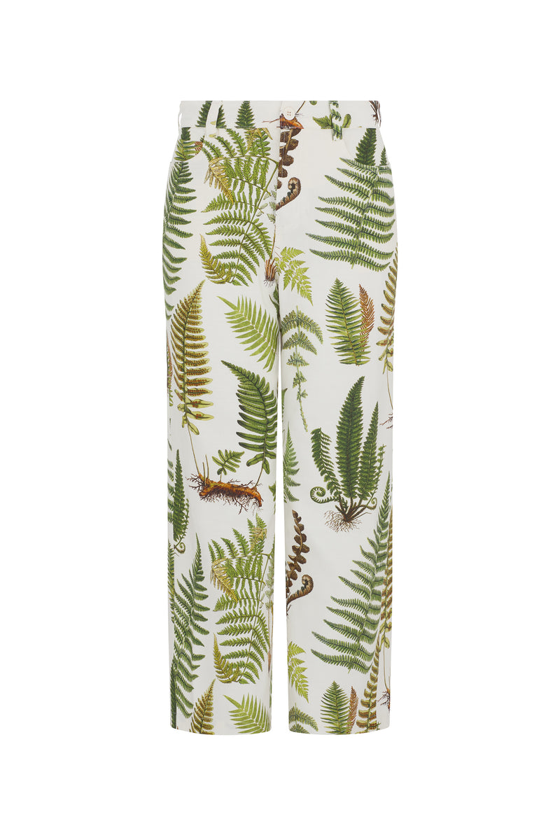'FERNIE' CROPPED WIDE LEG PANT - - Libertine