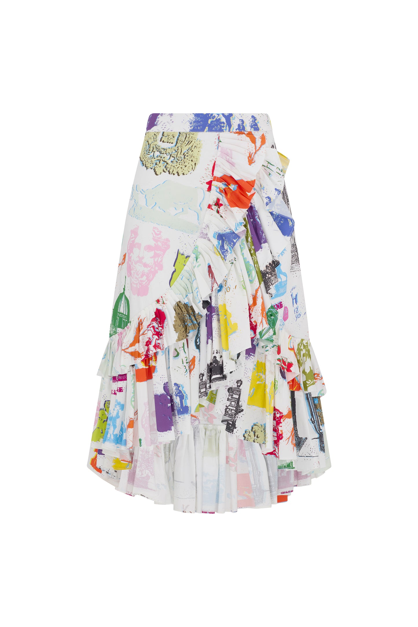 'L'ARC DE LIBERTINE' SUMMER RUFFLED SKIRT - - Libertine