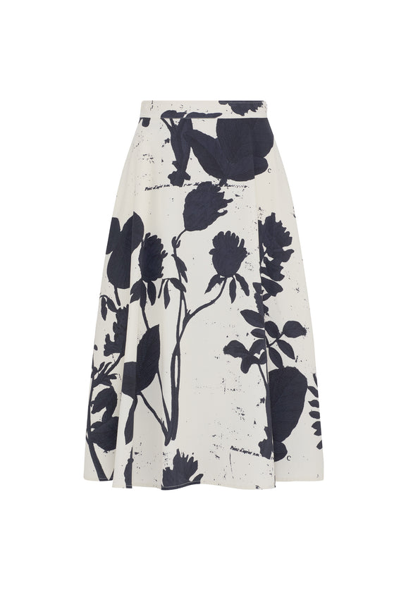 'CYANOTYPES' LADY SKIRT - - Libertine