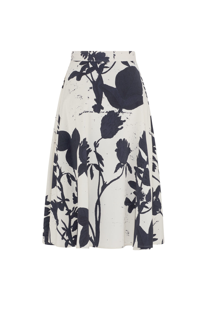 'CYANOTYPES' LADY SKIRT - - Libertine