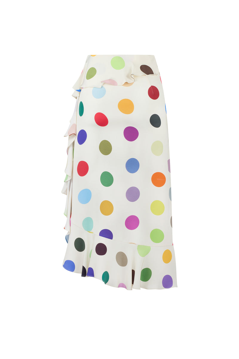 'SPOTS' FLAMENCO SKIRT - - Libertine