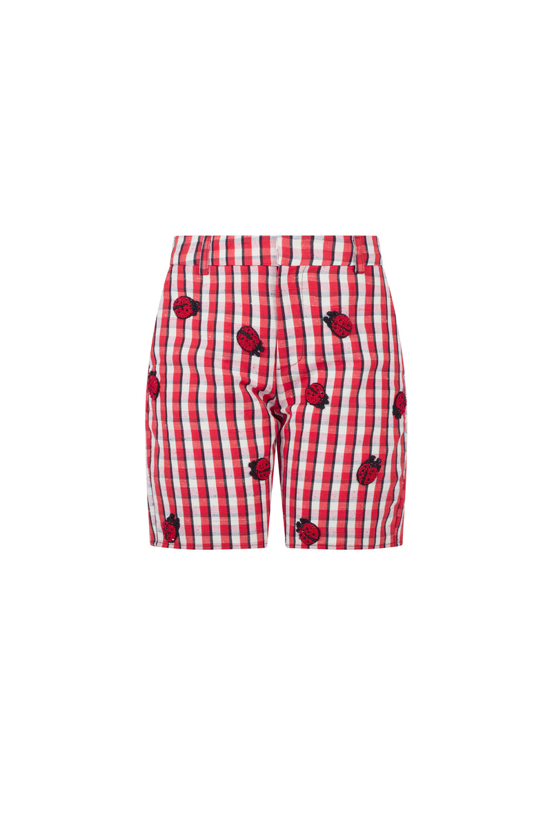 'LADYBUG SUMMER CHECK' WOMEN'S SHORT - - Libertine