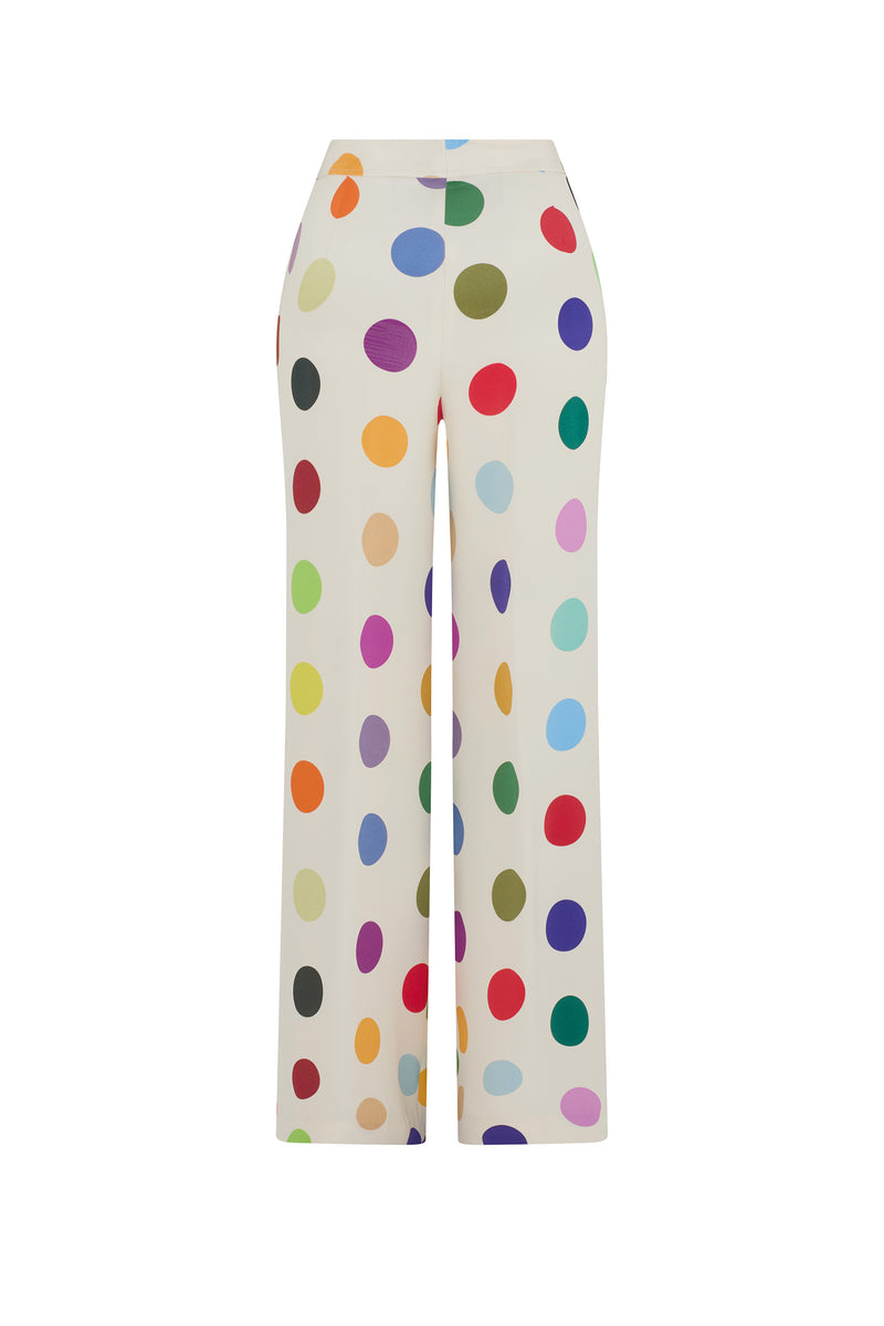 'SPOTS' WIDE LEG PANTS - - Libertine