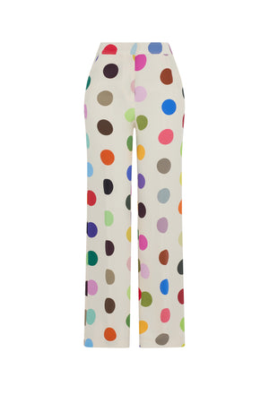 'SPOTS' WIDE LEG PANTS