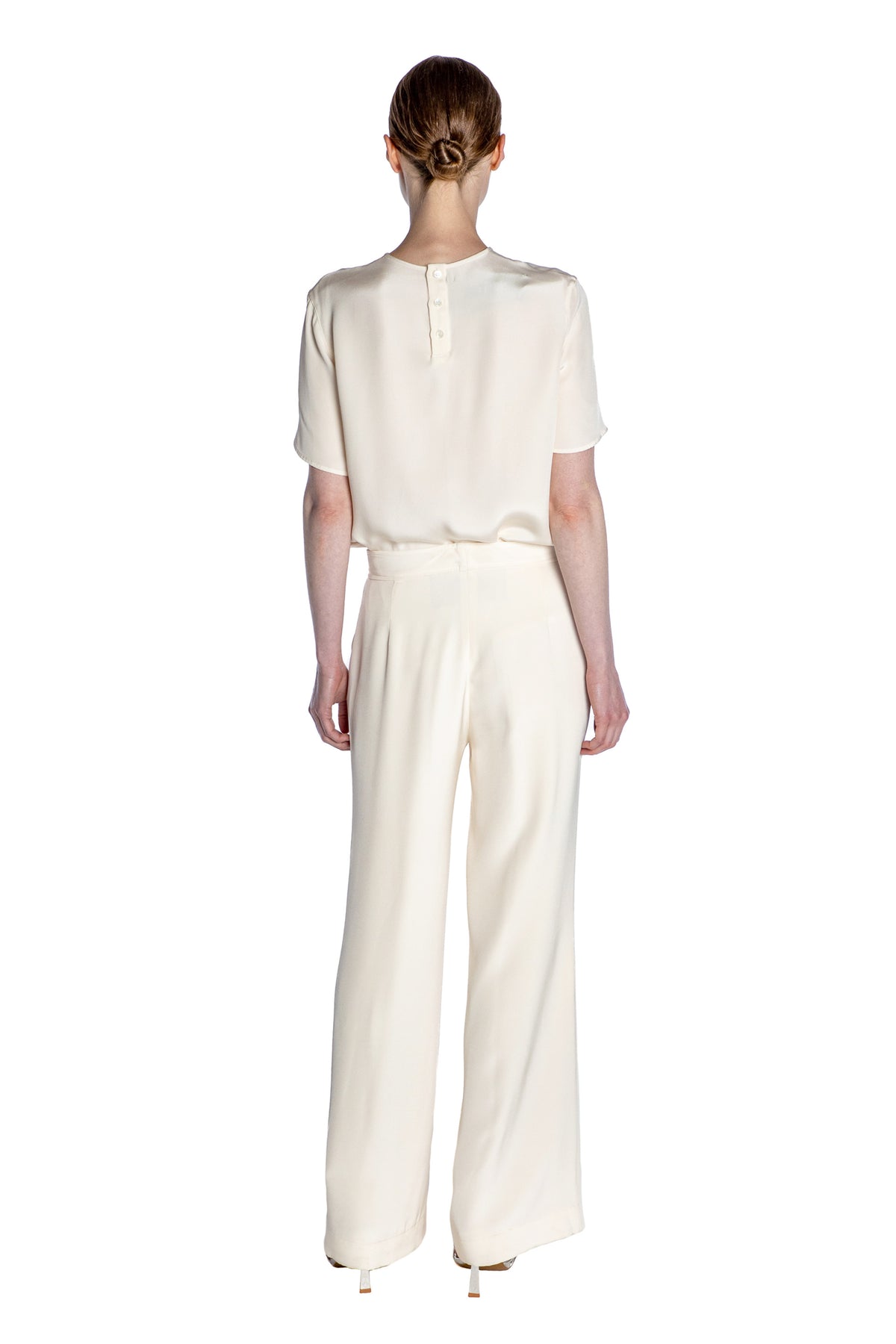 'Powdered Sugar' Wide Leg Pants - - Libertine