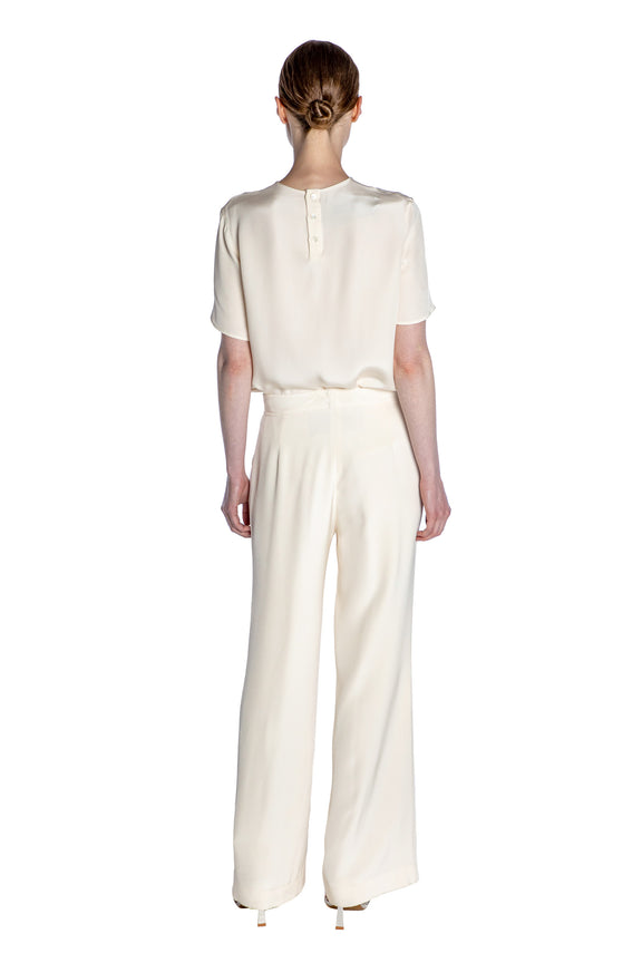 'Powdered Sugar' Wide Leg Pants - - Libertine