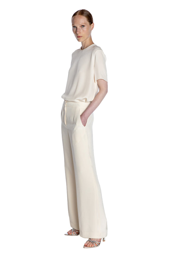 'Powdered Sugar' Wide Leg Pants - - Libertine