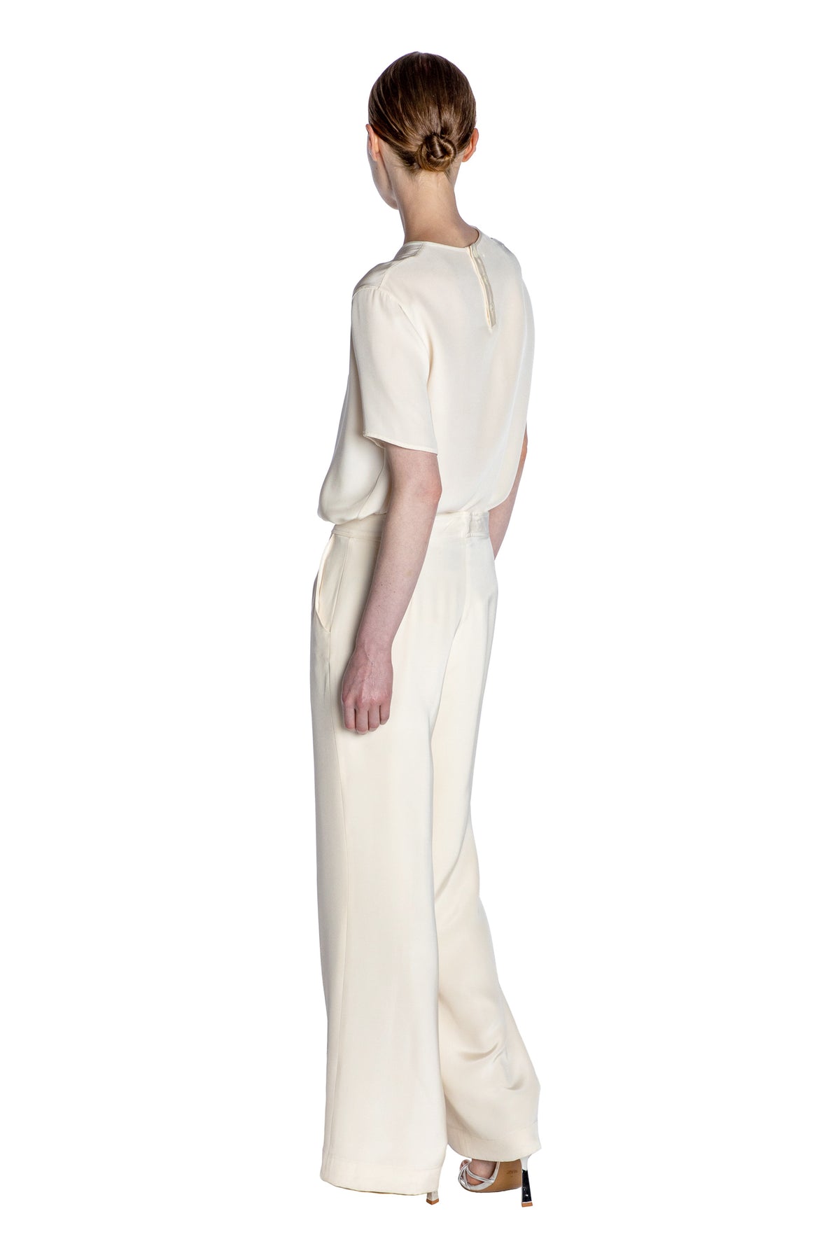'Powdered Sugar' Wide Leg Pants - - Libertine