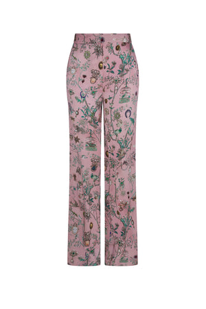 'Pauline De Rothschild' Wide Leg Pants