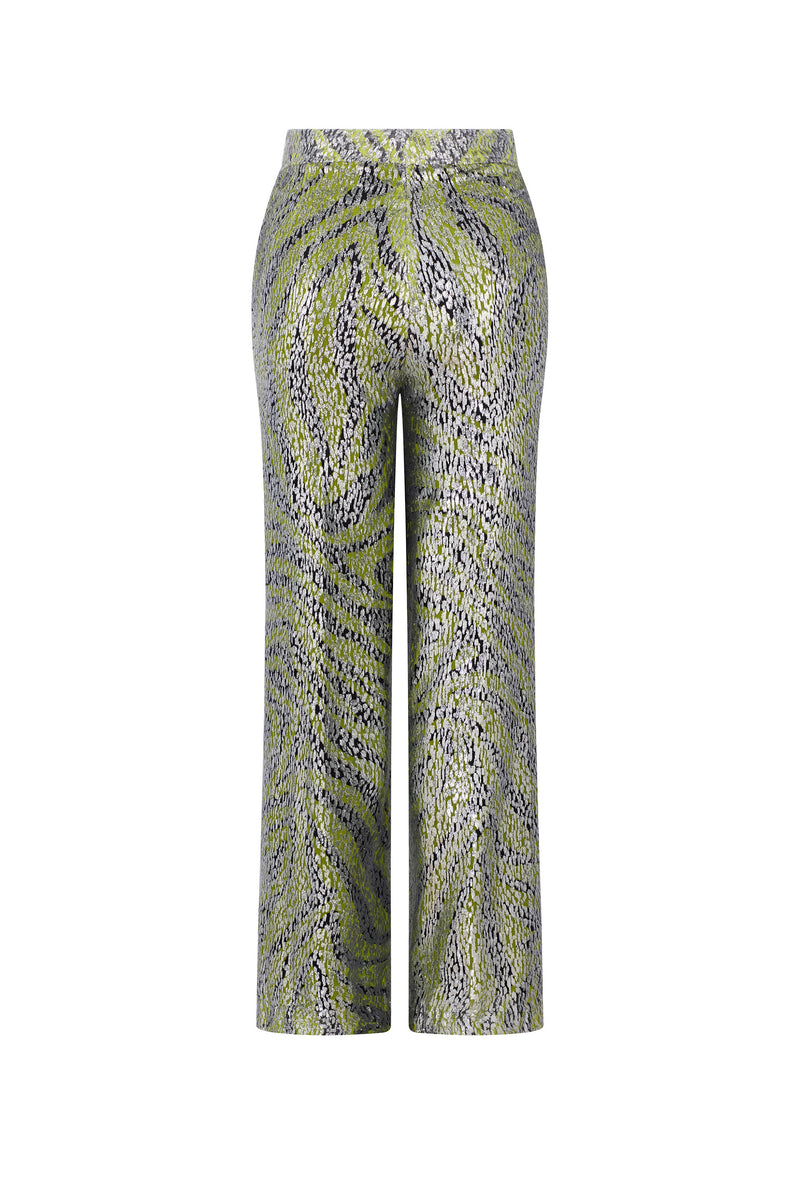 'MOSSY VELVET' WIDE LEG PANTS - - Libertine