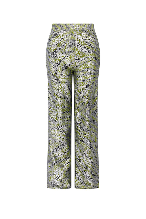 'MOSSY VELVET' WIDE LEG PANTS - - Libertine - Main image