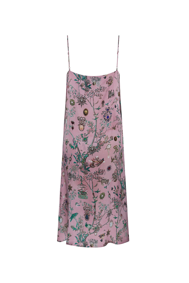 'Pauline De Rothschild' Short Slip Dress - - Libertine