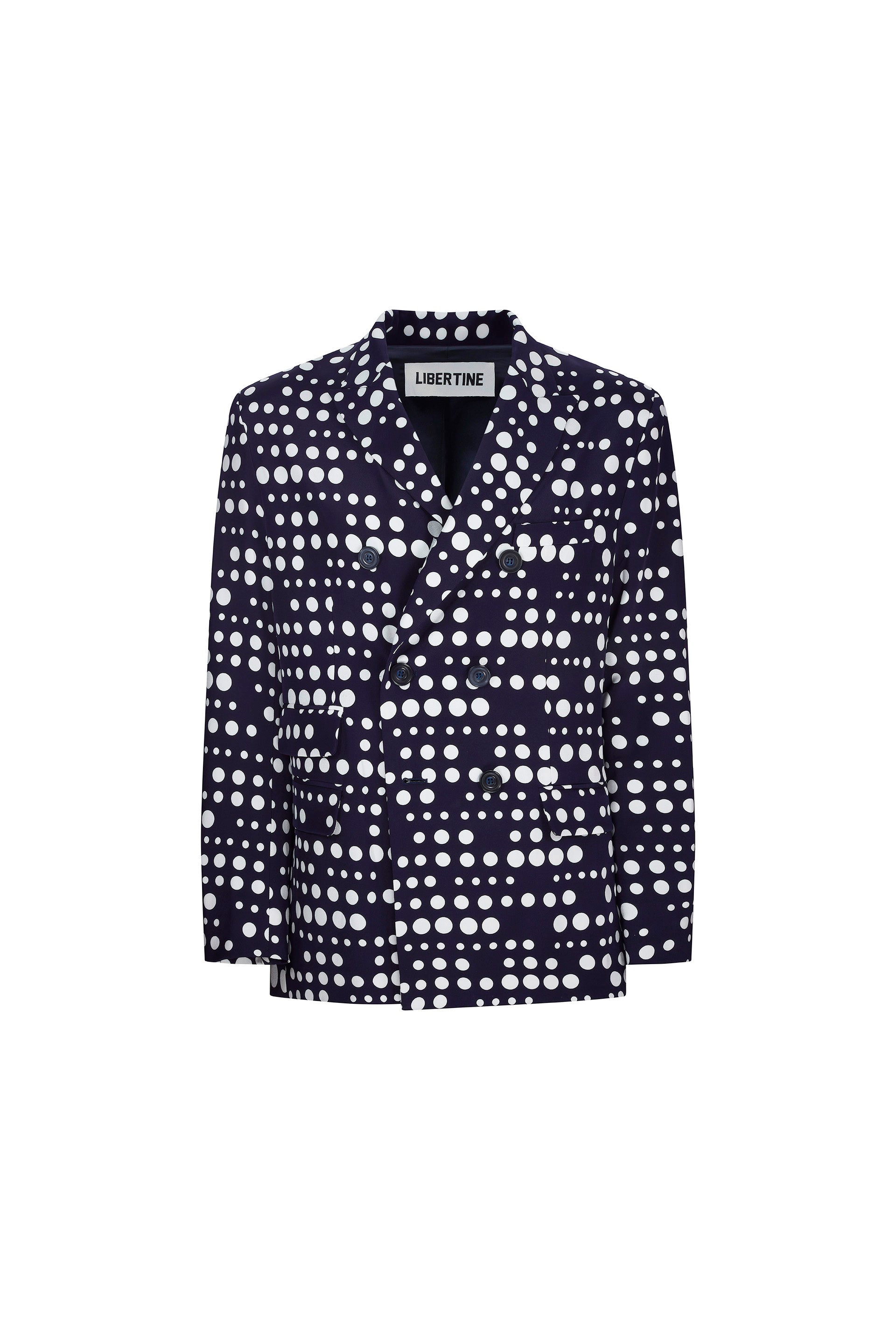 'DOT DOTISM' DOUBLE BREASTED JACKET – Libertine