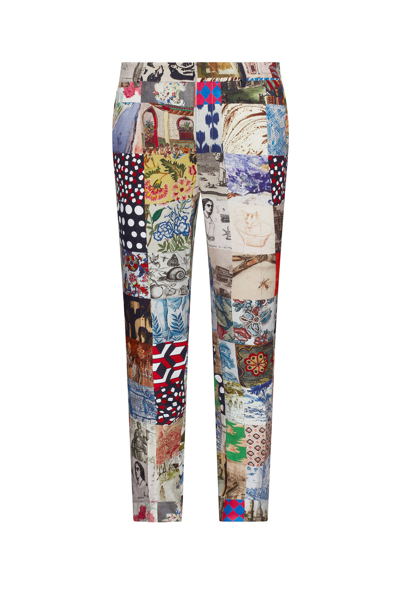 'BLOOMSBURY COLLAGE' TROUSER - PANTS - Libertine