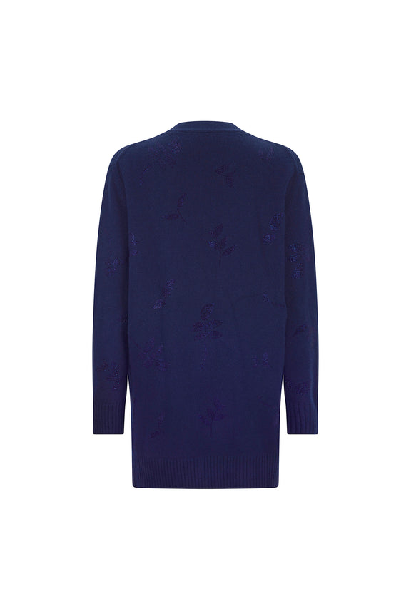 'KIND OF BLUE' OVERSIZED CARDIGAN - - Libertine