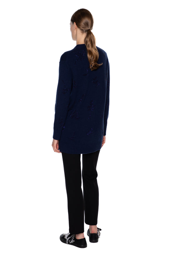 'KIND OF BLUE' OVERSIZED CARDIGAN -  - Libertine