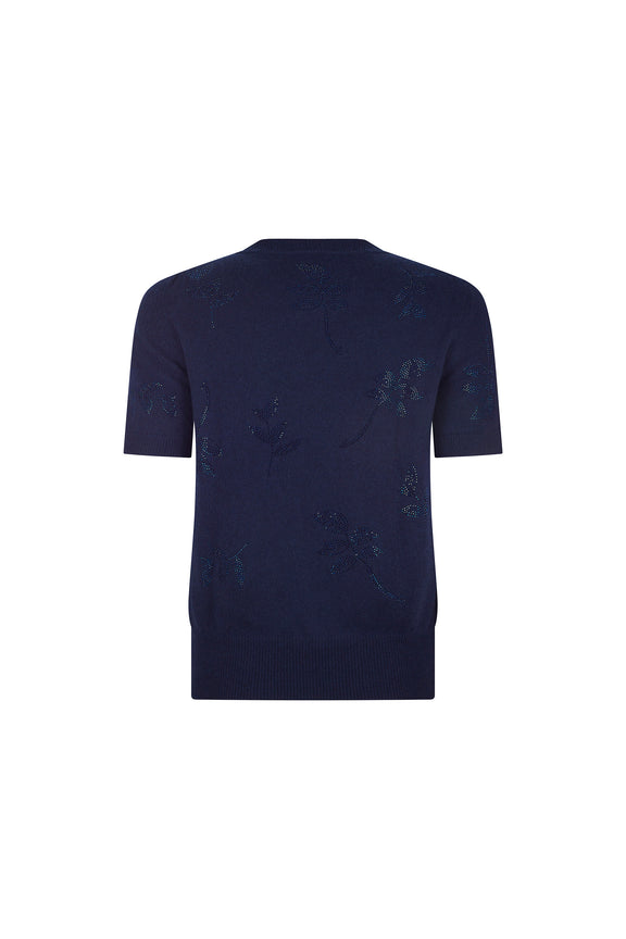 'KIND OF BLUE' SHORT SLEEVE PULLOVER -  - Libertine