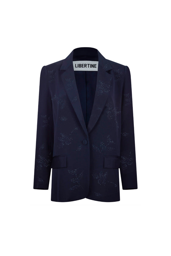 'KIND OF BLUE' LONG JACKET - JACKETS - Libertine