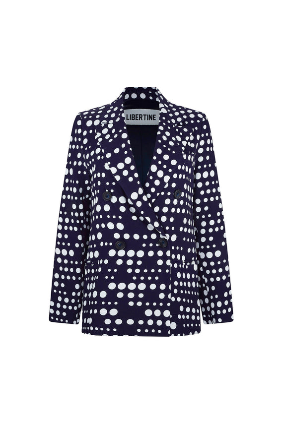 'DOT DOTISM' DOUBLE BREASTED BLAZER - JACKETS - Libertine - Main image
