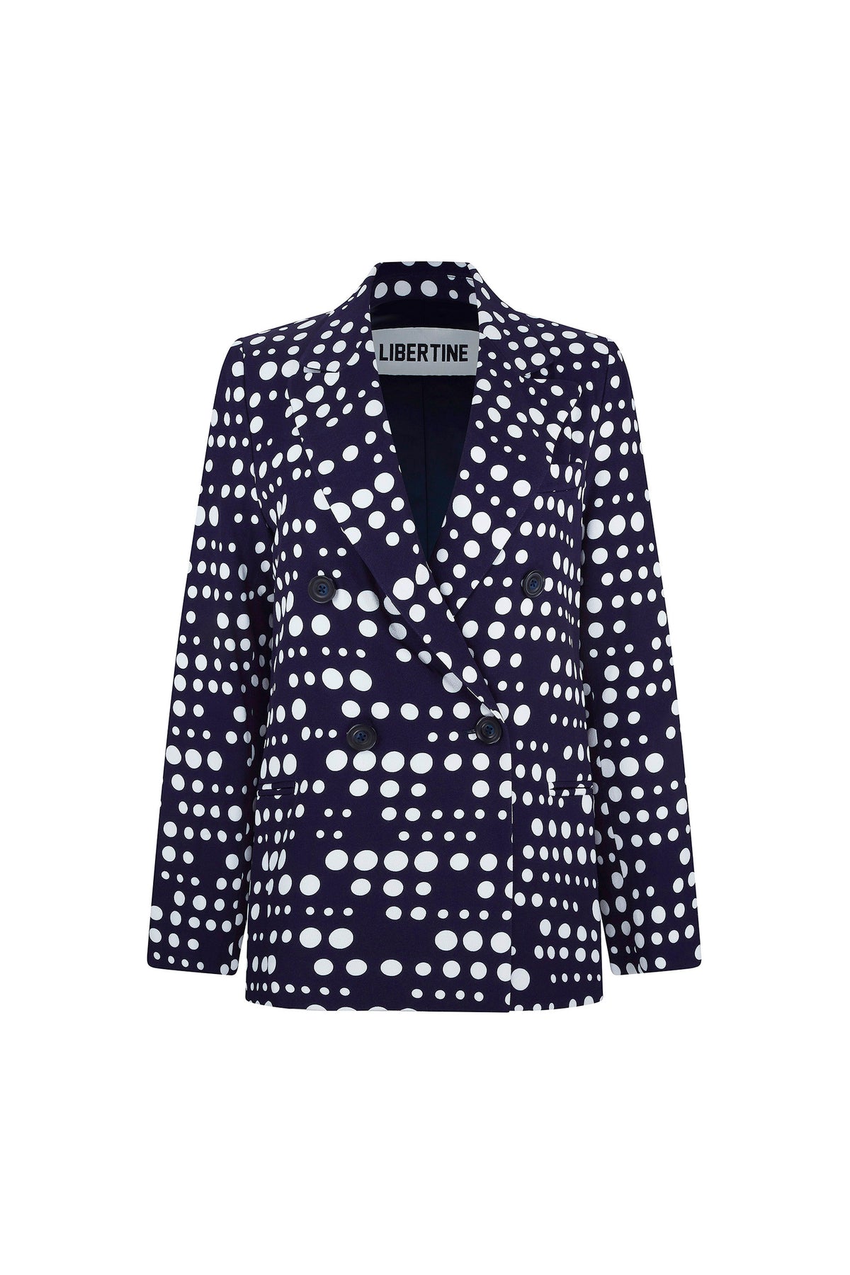 'DOT DOTISM' DOUBLE BREASTED BLAZER - JACKETS - Libertine