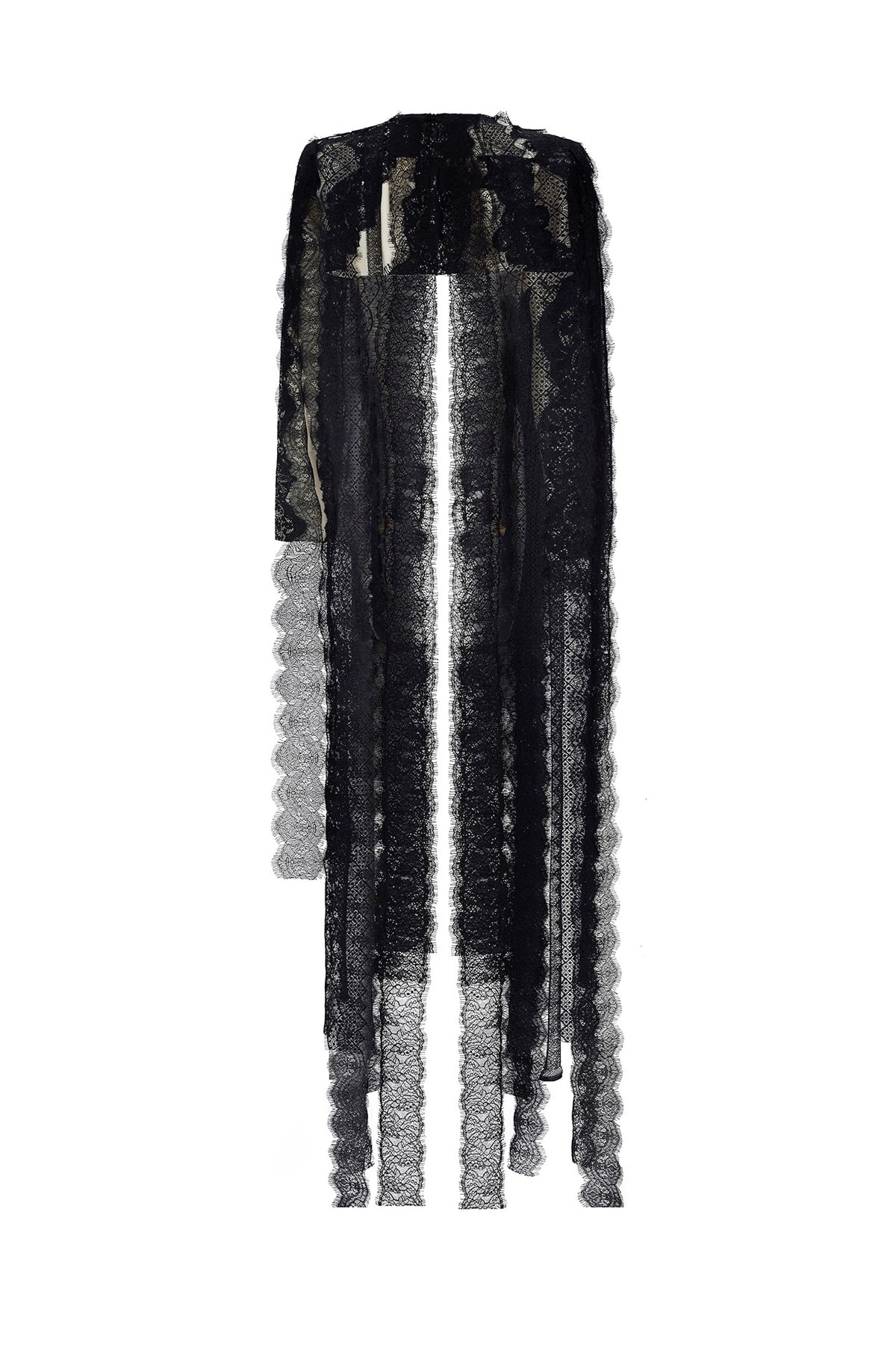 'VENETIAN LACE' FLY AWAY BOLERO WITH CRYSTALS - - Libertine