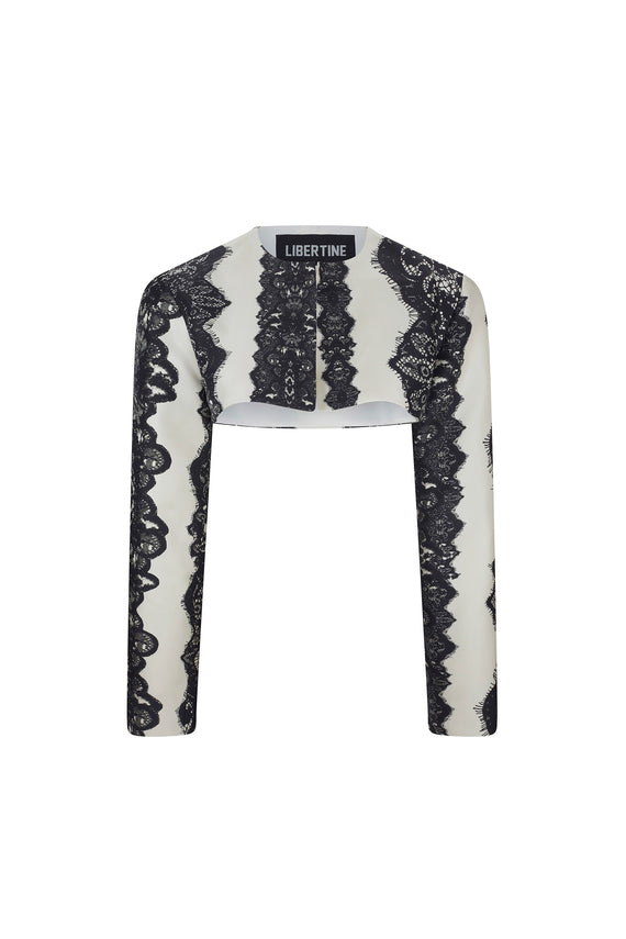 'VENETIAN LACE' FLY AWAY BOLERO - - Libertine - Main image