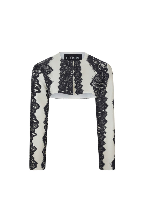 'VENETIAN LACE' FLY AWAY BOLERO - - Libertine