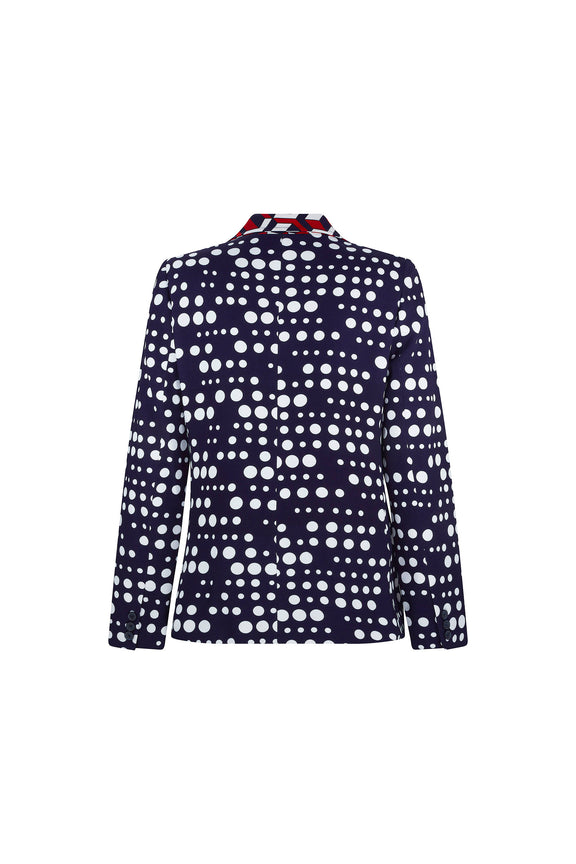 'RED WHITE AND BLUE MASH UP' PATCH POCKET JACKET -  - Libertine