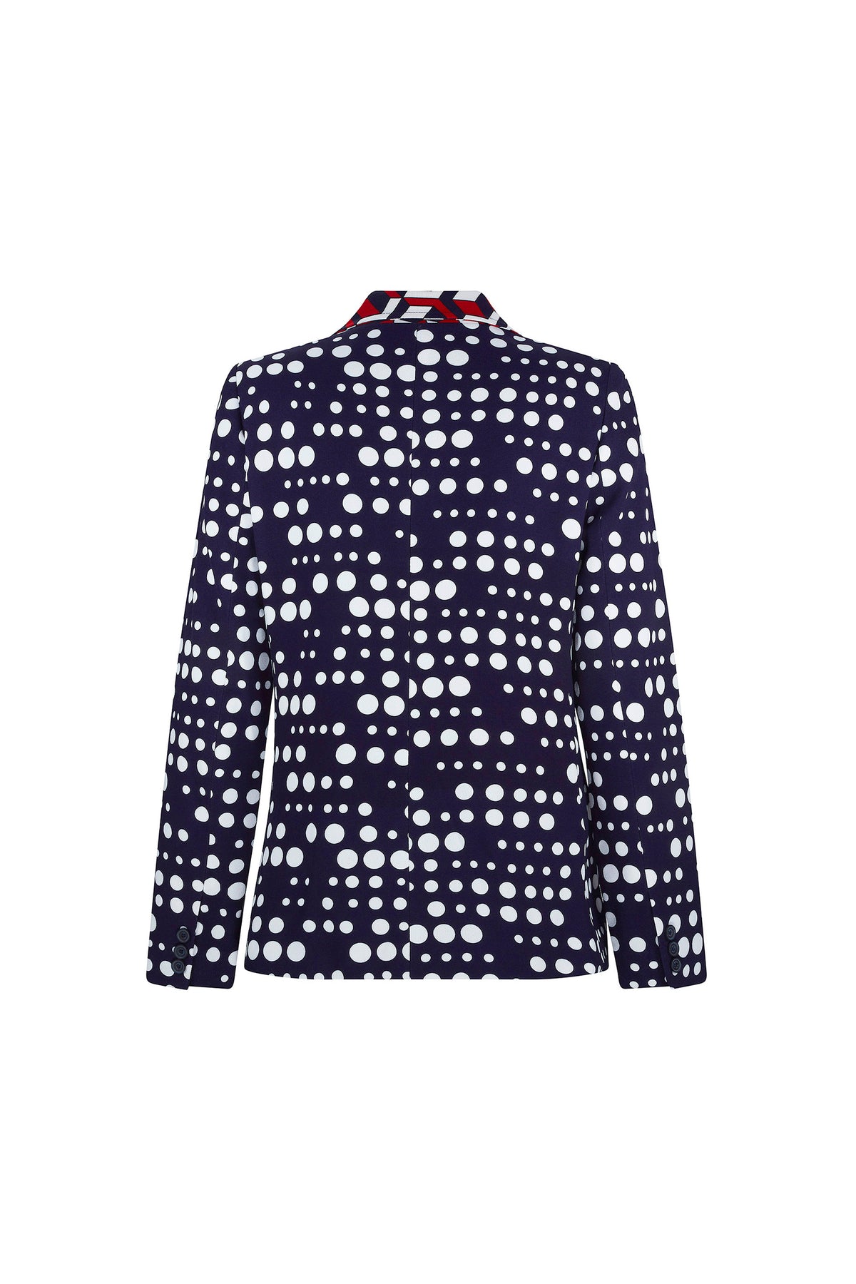 'RED WHITE AND BLUE MASH UP' PATCH POCKET JACKET - - Libertine