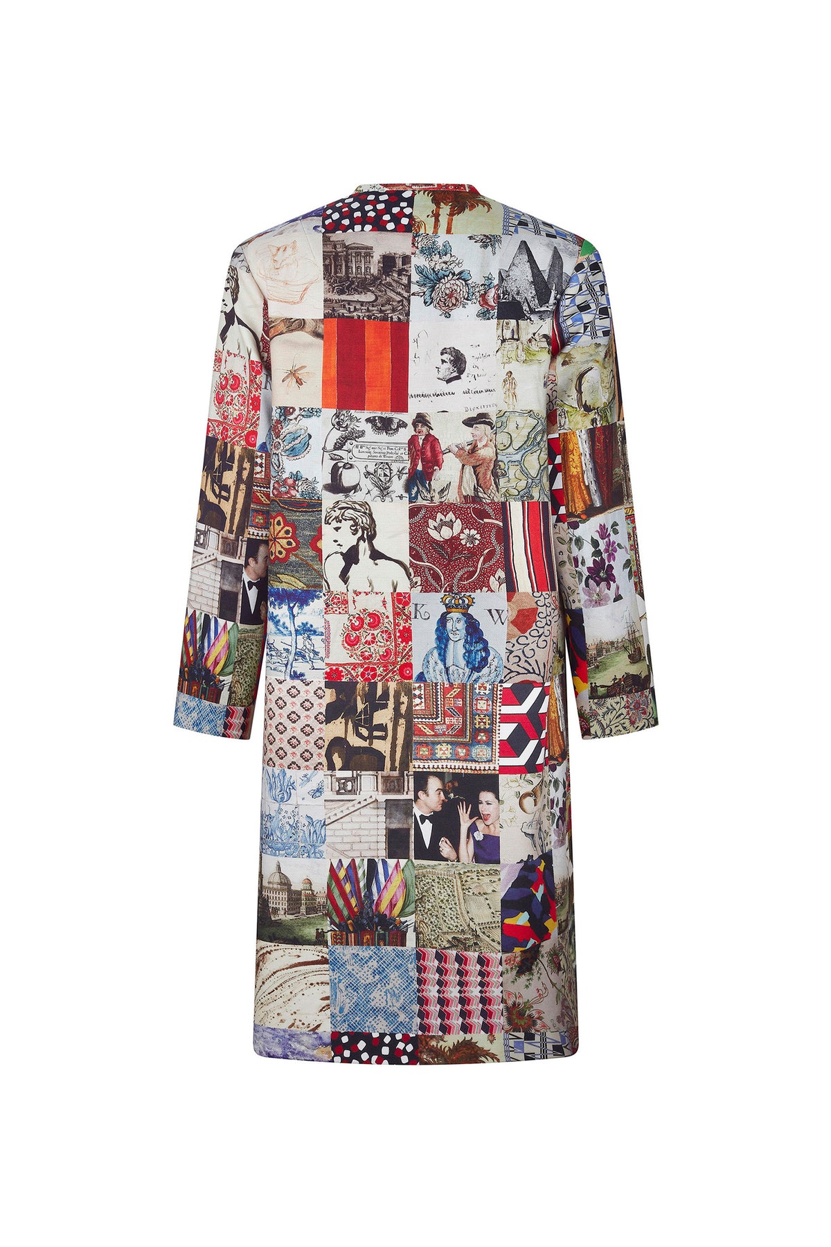'BLOOMSBURY COLLAGE' L/S DUSTER - COATS - Libertine