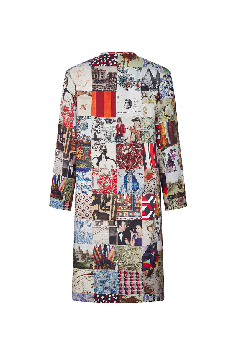 'BLOOMSBURY COLLAGE' L/S DUSTER - COATS - Libertine