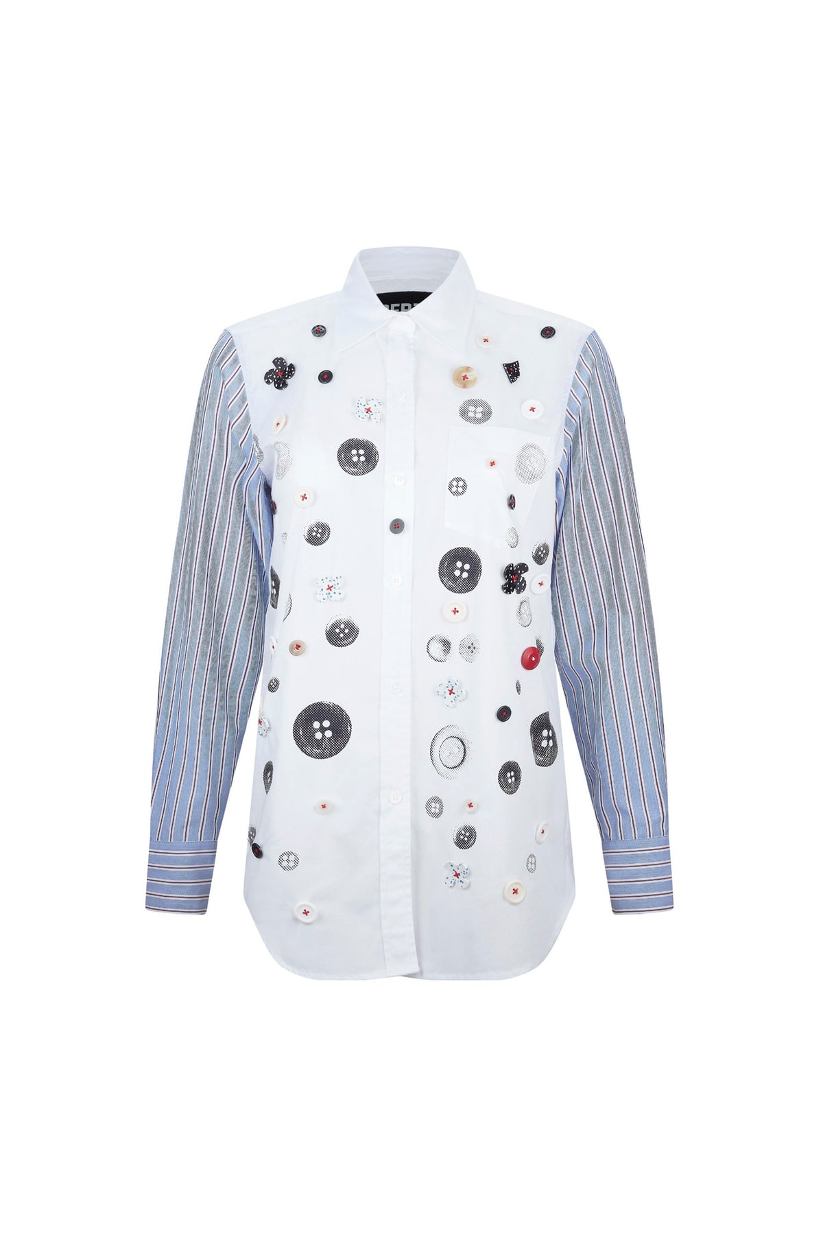 'EXISTENTIAL BUTTONS' CLASSIC SHIRT - - Libertine