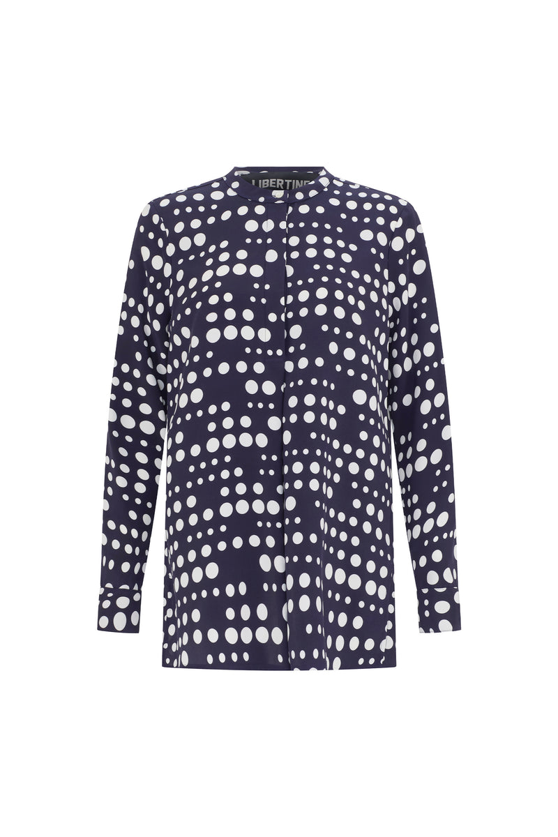 'DOT DOTISM' TUNIC BLOUSE - - Libertine