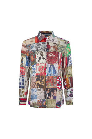 'BLOOMSBURY COLLAGE' NEW CLASSIC SHIRT