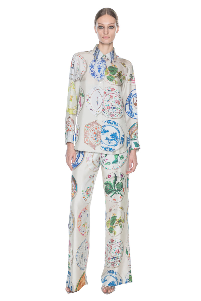 'CHELSEA PLATES' NEW CLASSIC SHIRT - CLASSIC SHIRTS - Libertine