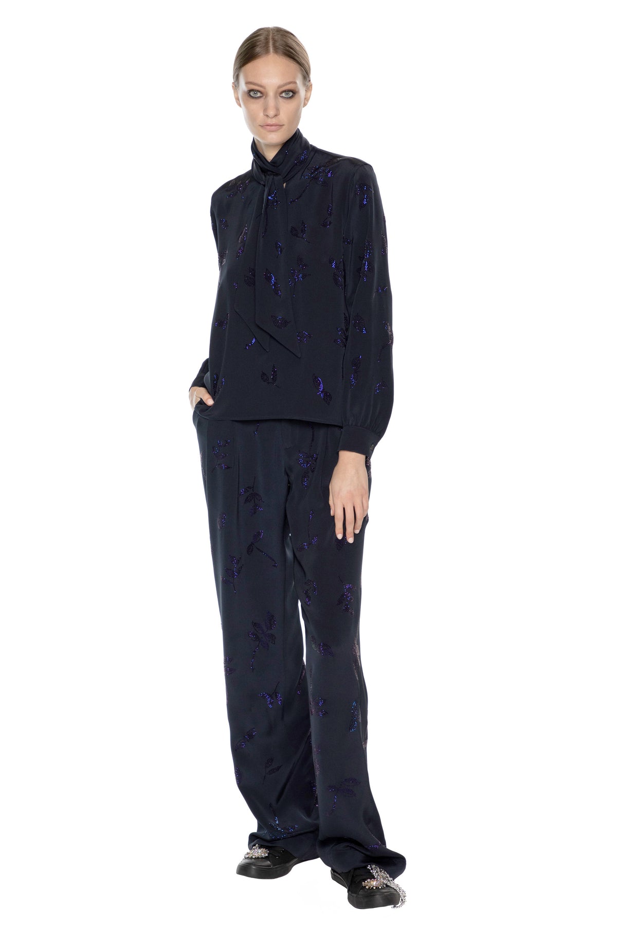 'KIND OF BLUE' BAGGY TROUSERS -  - Libertine
