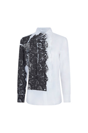 'VENETIAN LACE' TUXEDO SHIRT