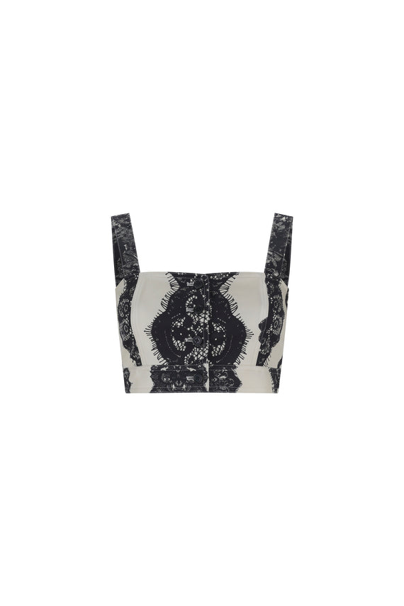 'VENETIAN LACE' SAINT TROPEZ TOP - - Libertine - Main image