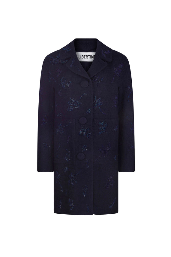 'KIND OF BLUE' L/S PATCH POCKET COAT - - Libertine - Main image