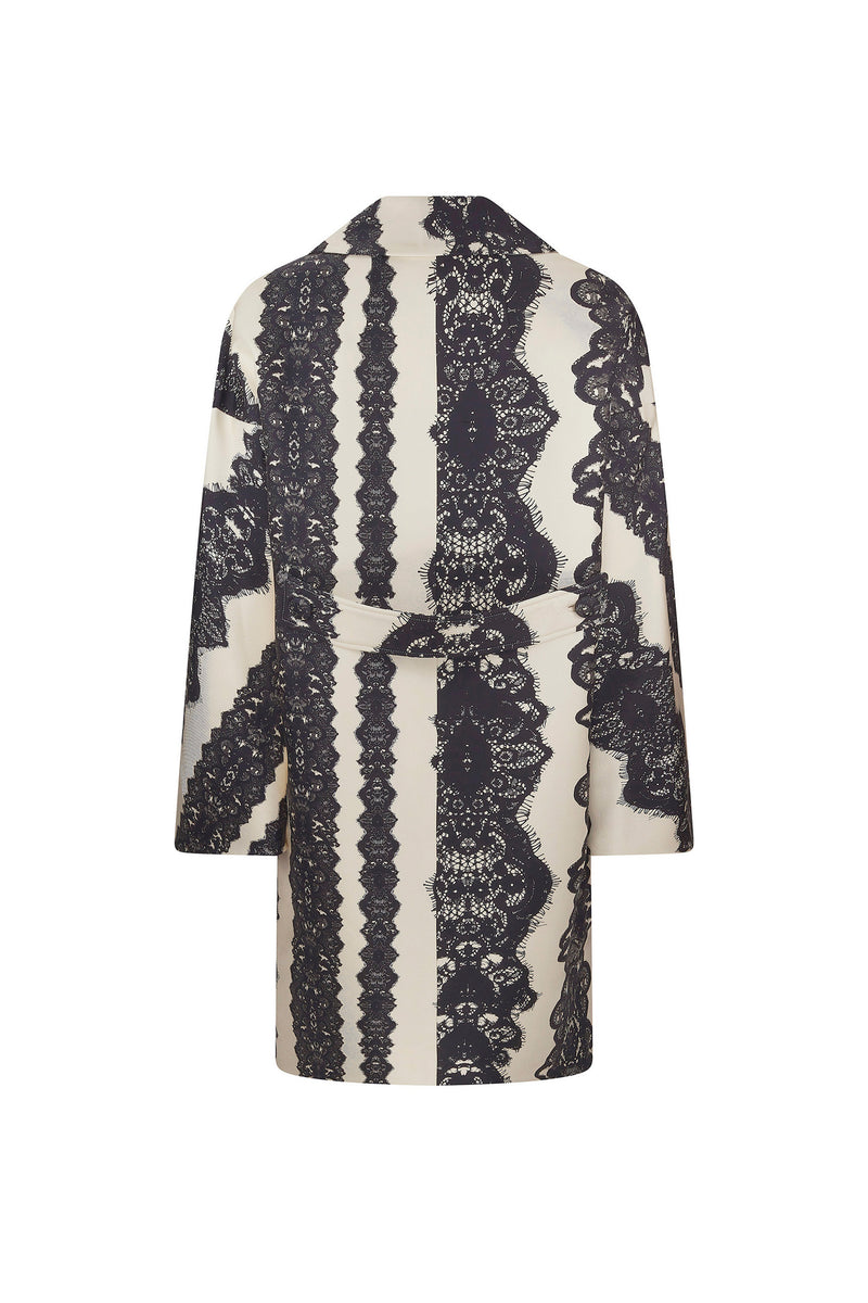 'VENETIAN LACE' L/S PATCH POCKET COAT - - Libertine