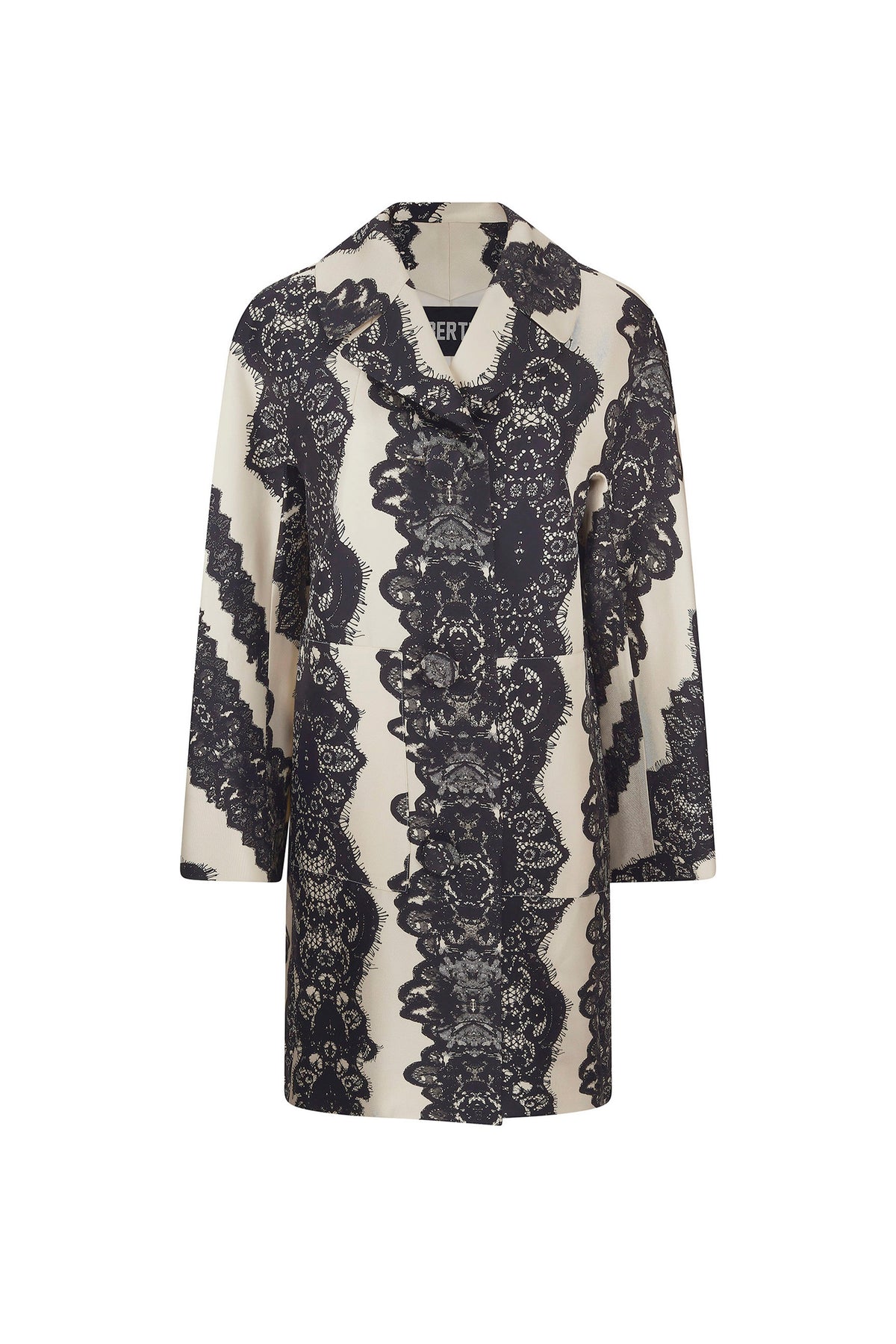 'VENETIAN LACE' L/S PATCH POCKET COAT - - Libertine
