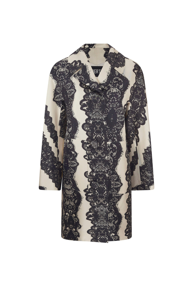 'VENETIAN LACE' L/S PATCH POCKET COAT - - Libertine