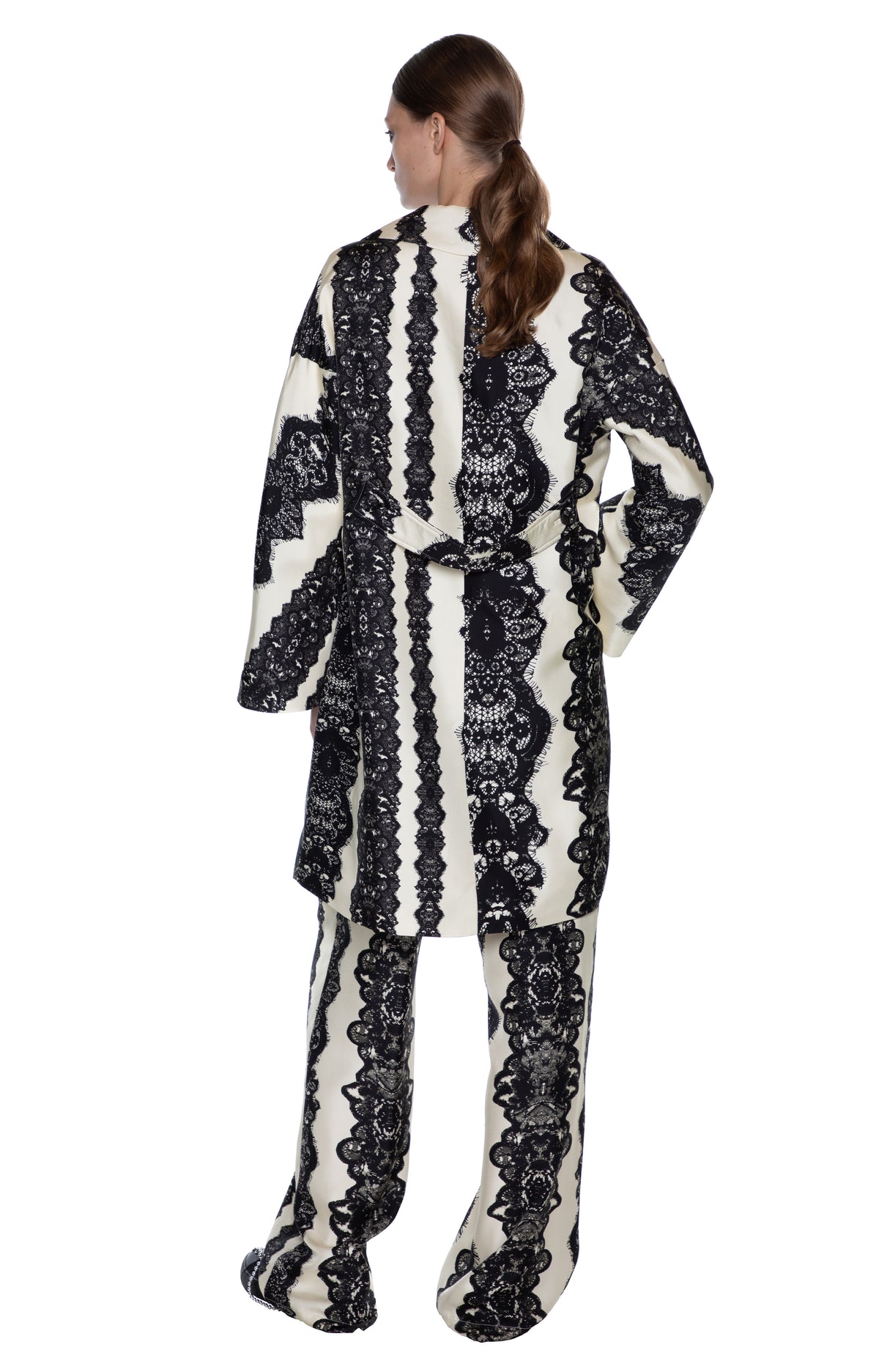 'VENETIAN LACE' L/S PATCH POCKET COAT -  - Libertine