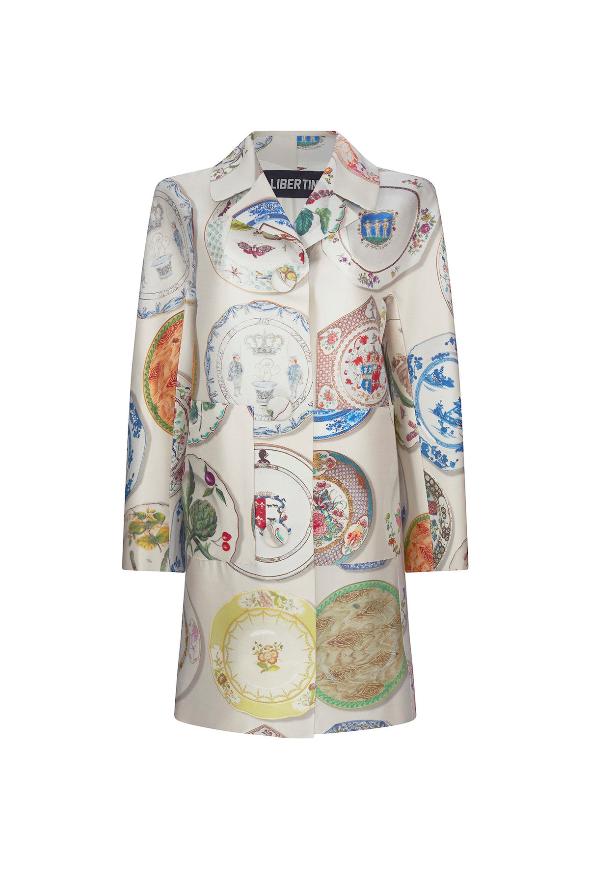 'CHELSEA PLATES' L/S PATCH POCKET COAT - COATS - Libertine
