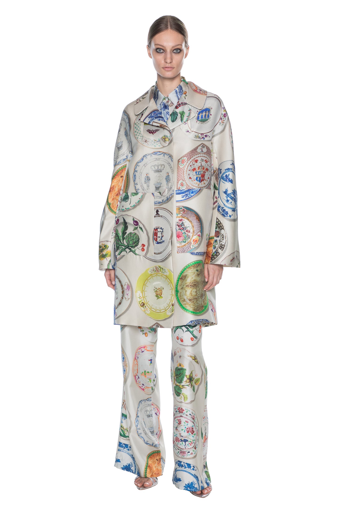 'CHELSEA PLATES' L/S PATCH POCKET COAT -  - Libertine