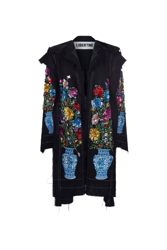 'MULTI GARDEN' DECONSTRUCTED CAPELET - - Libertine - Main image