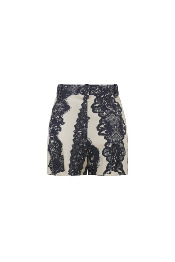 'VENETIAN LACE' HIGH WAISTED SHORTS - - Libertine